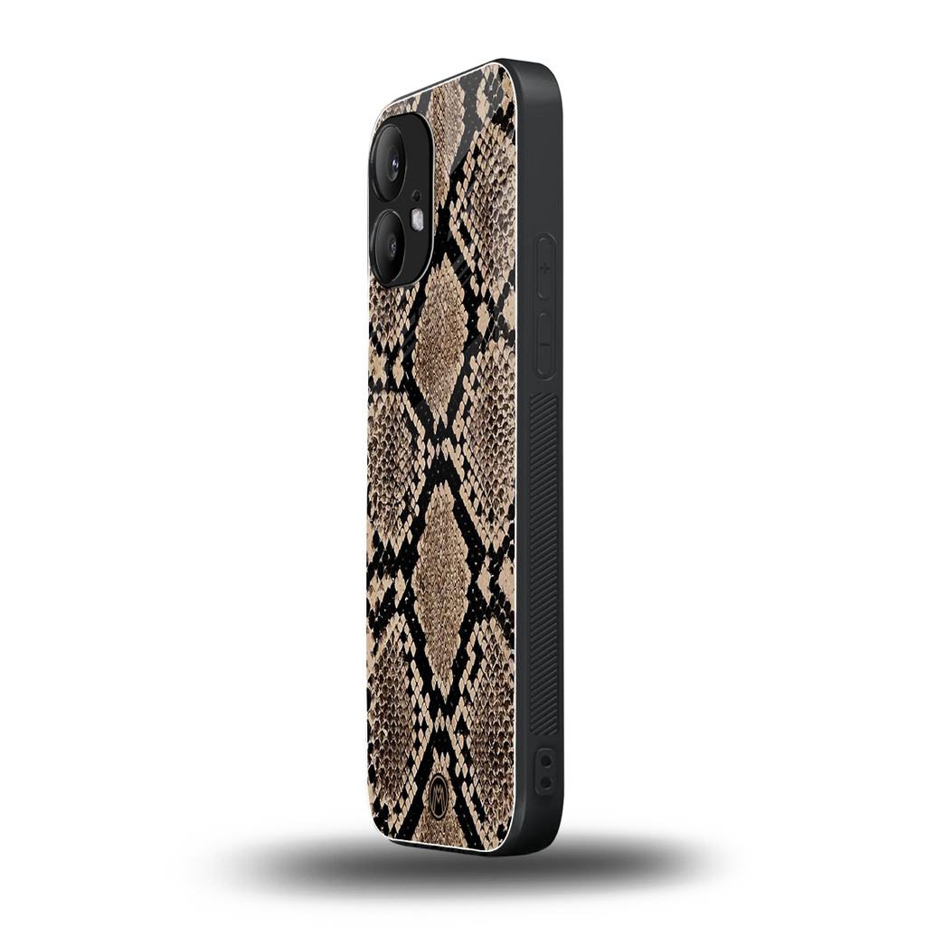 scaly chic back phone cover | glass case for nothing phone 2