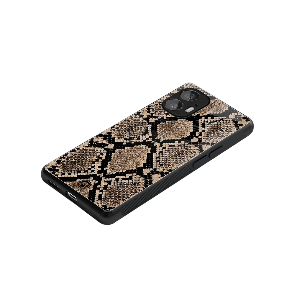 scaly chic back phone cover | glass case for nothing phone 2