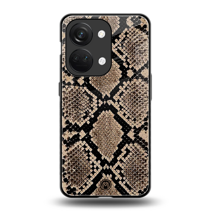 scaly chic back phone cover | glass case for oneplus nord 3