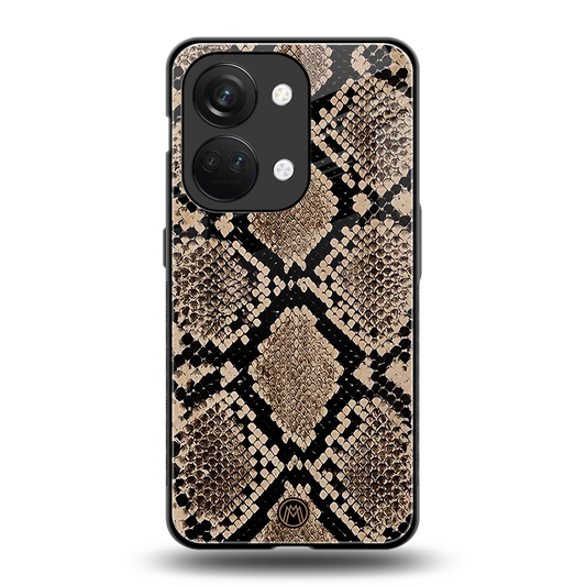scaly chic back phone cover | glass case for oneplus nord 3