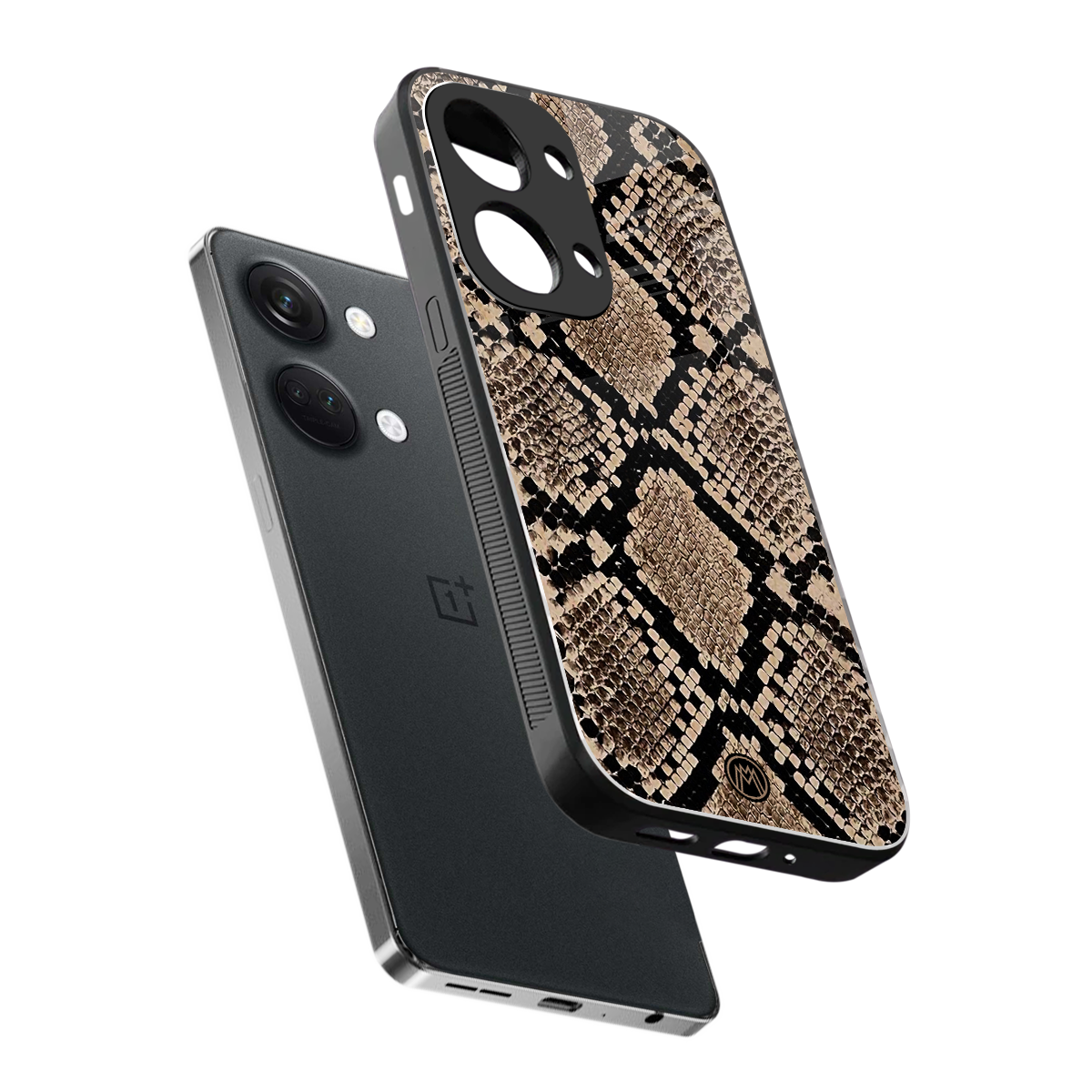 scaly chic back phone cover | glass case for oneplus nord 3