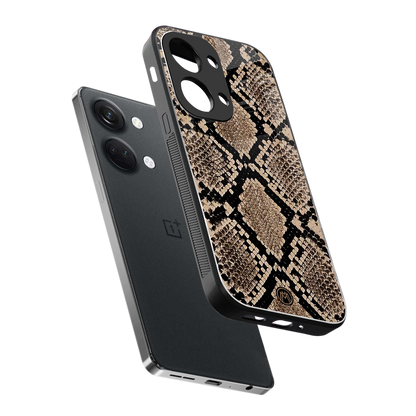 scaly chic back phone cover | glass case for oneplus nord 3