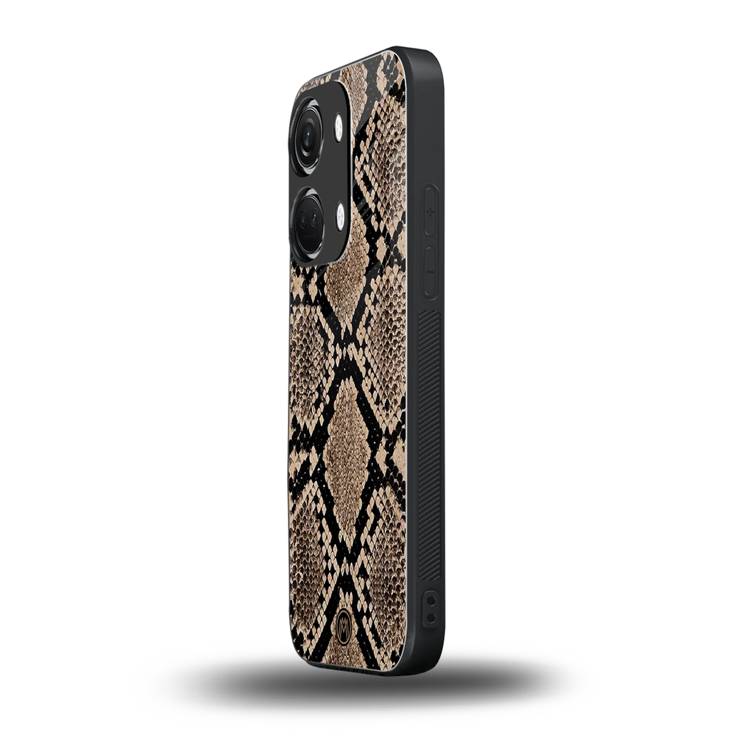 scaly chic back phone cover | glass case for oneplus nord 3
