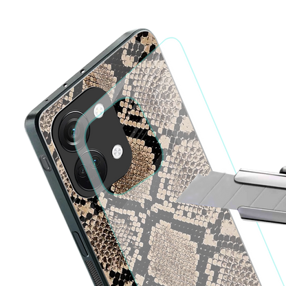 scaly chic back phone cover | glass case for oneplus nord 3
