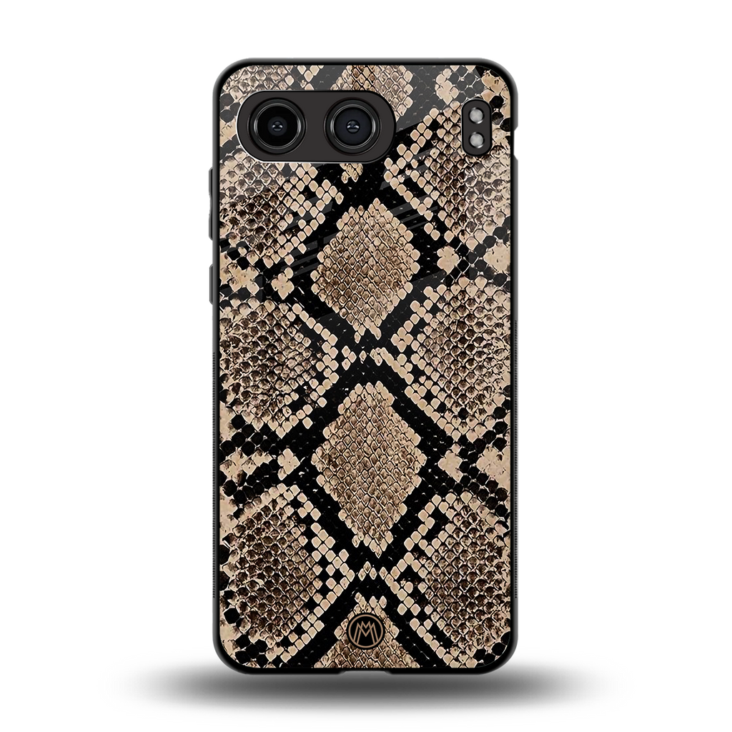 scaly chic back phone cover | glass case for oneplus nord 4