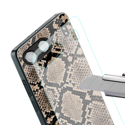 scaly chic back phone cover | glass case for oneplus nord 4