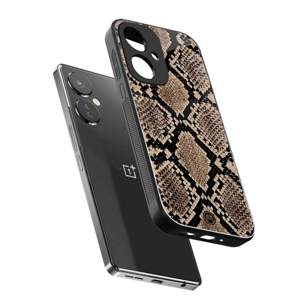 scaly chic back phone cover | glass case for oneplus nord ce 3