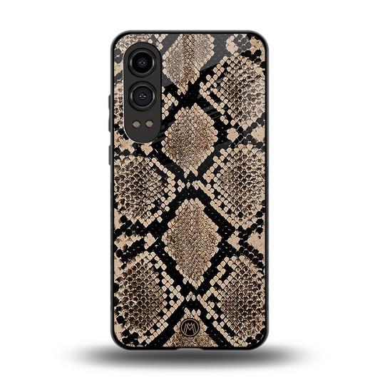 scaly chic back phone cover | glass case for oneplus nord ce 4 lite