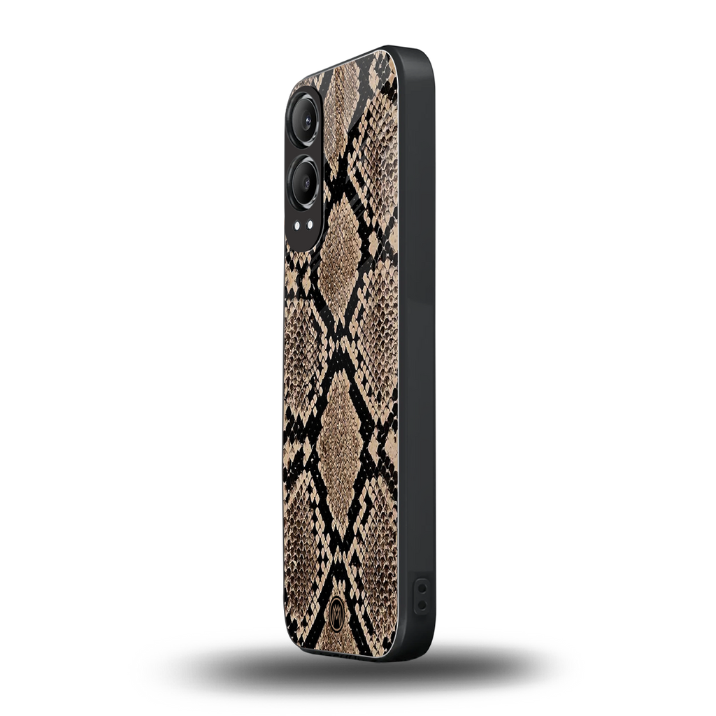 scaly chic back phone cover | glass case for oneplus nord ce 4 lite