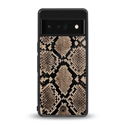 scaly chic back phone cover | glass case for google pixel 6 pro