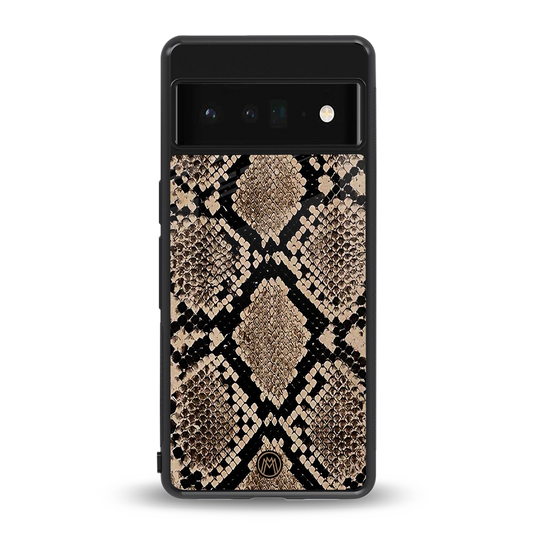 scaly chic back phone cover | glass case for google pixel 6 pro