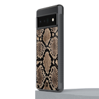 scaly chic back phone cover | glass case for google pixel 6 pro