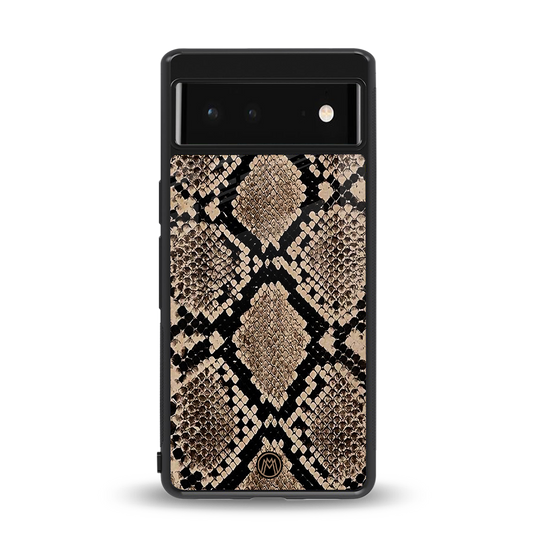 scaly chic back phone cover | glass case for Google Pixel 6A