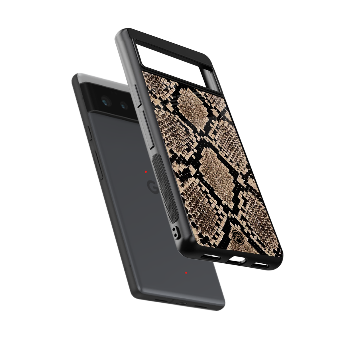 scaly chic back phone cover | glass case for google pixel 6
