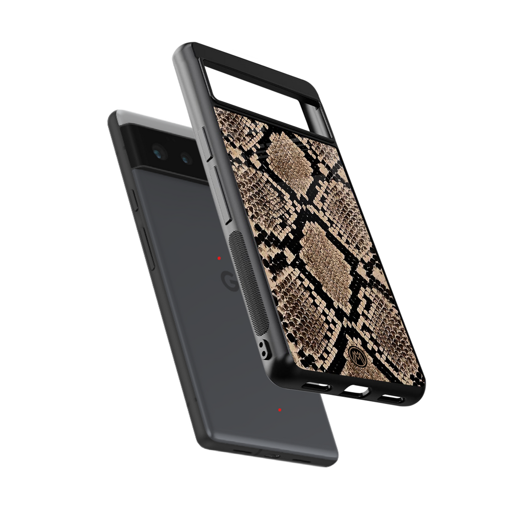 scaly chic back phone cover | glass case for Google Pixel 6A