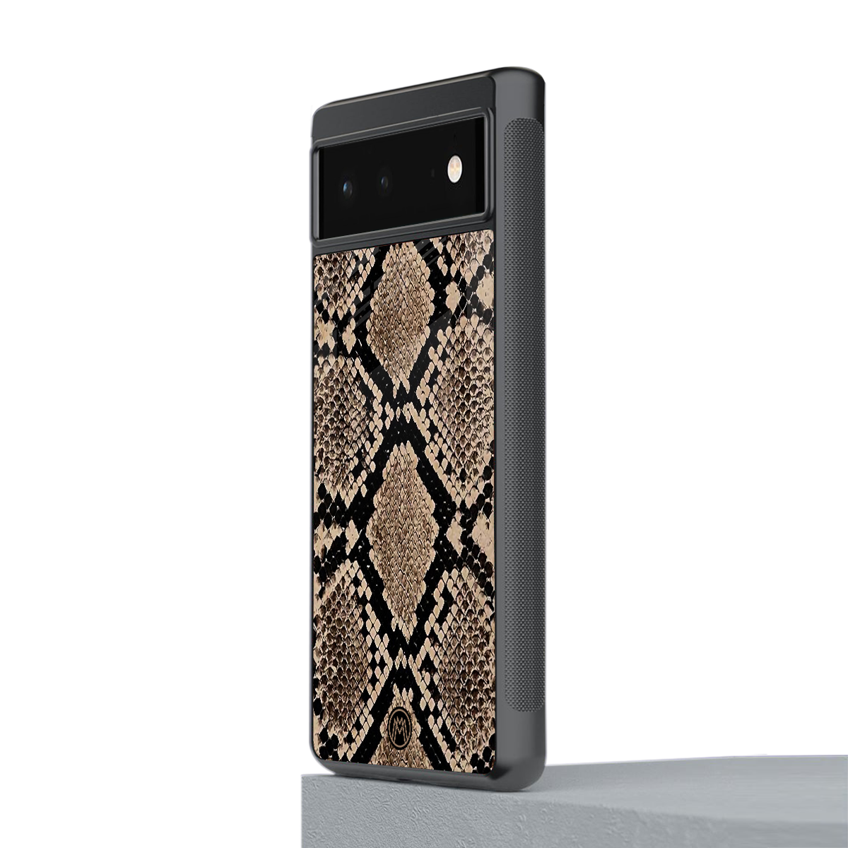 scaly chic back phone cover | glass case for google pixel 6