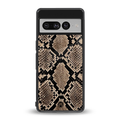 scaly chic back phone cover | glass case for google pixel 7 pro