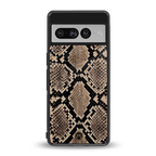 scaly chic back phone cover | glass case for google pixel 7 pro