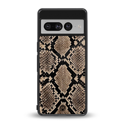 scaly chic back phone cover | glass case for google pixel 7 pro