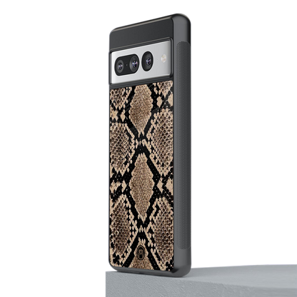 scaly chic back phone cover | glass case for google pixel 7 pro