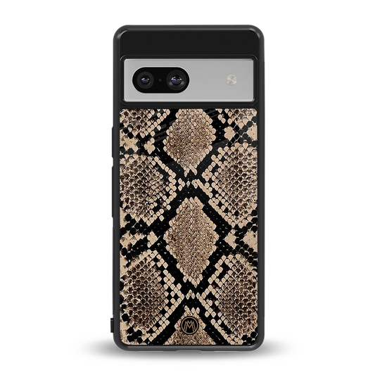 scaly chic back phone cover | glass case for Google Pixel 7A