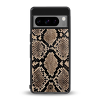 scaly chic back phone cover | glass case for google pixel 8 pro