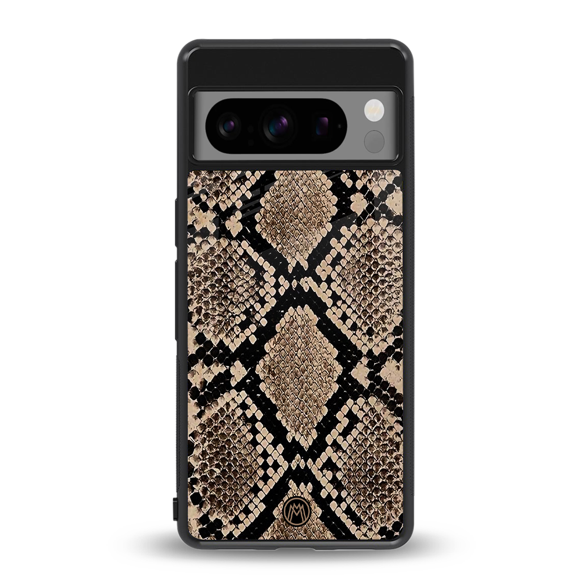 scaly chic back phone cover | glass case for google pixel 8 pro