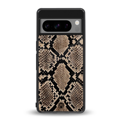 scaly chic back phone cover | glass case for google pixel 8 pro