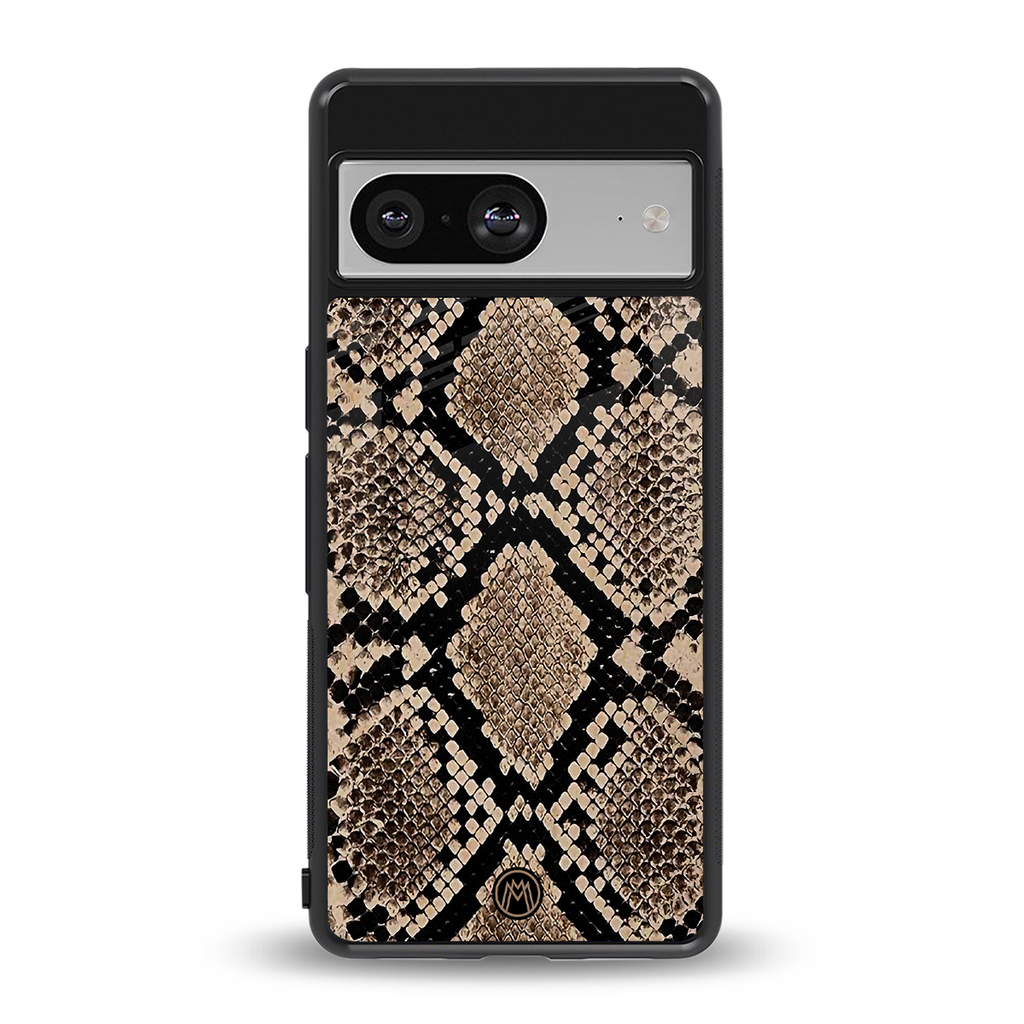 scaly chic back phone cover | glass case for Google Pixel 8