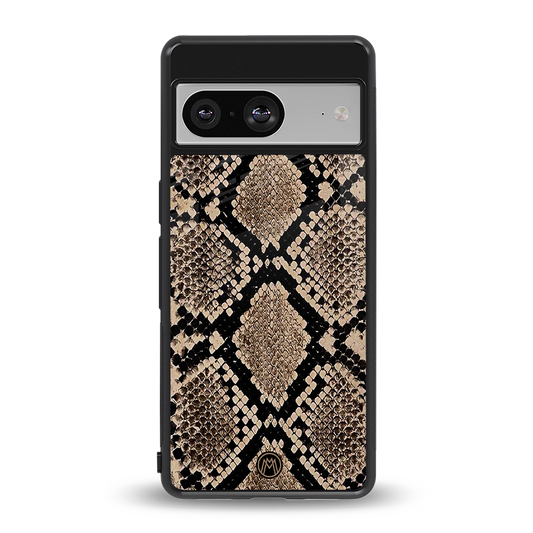 scaly chic back phone cover | glass case for Google Pixel 8