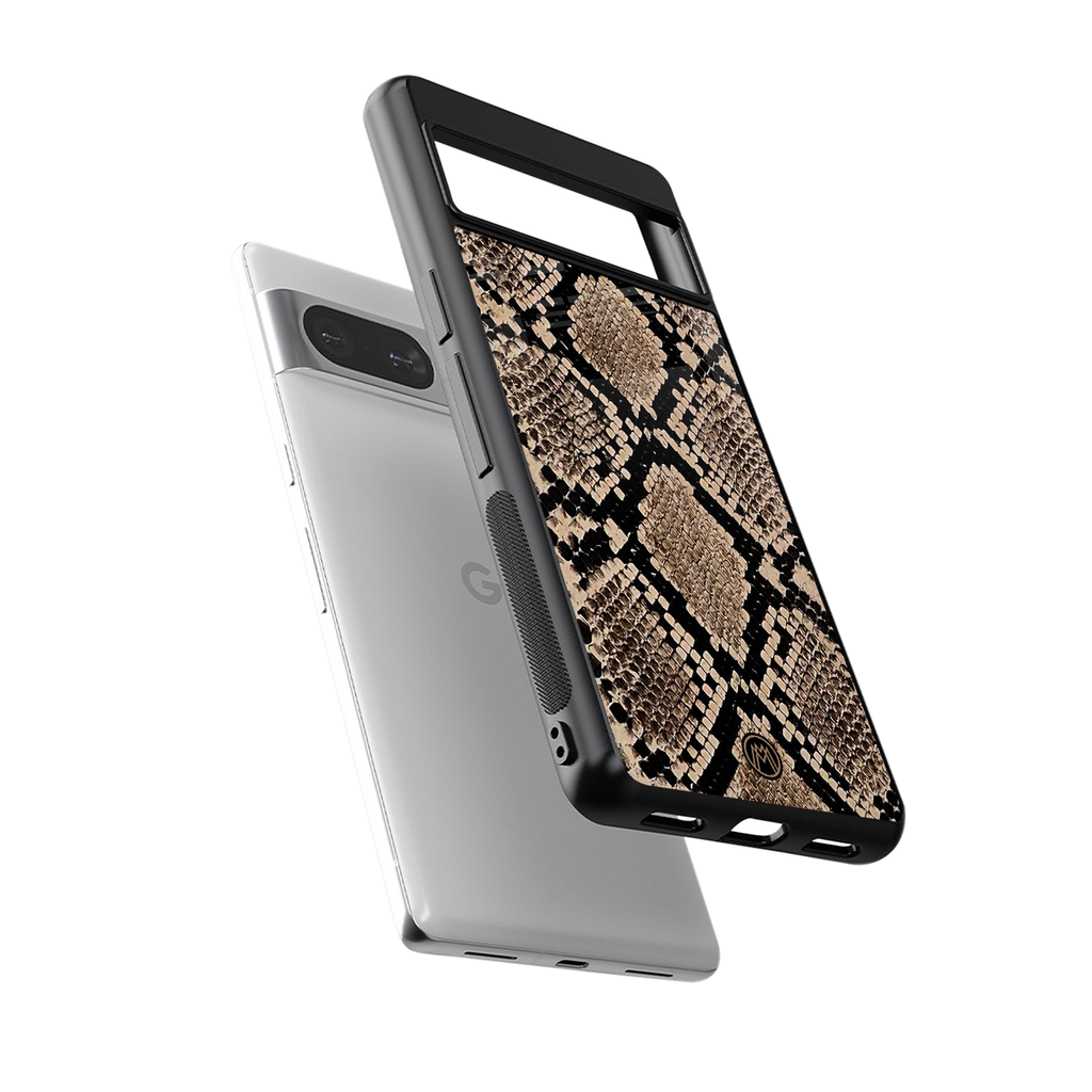 scaly chic back phone cover | glass case for Google Pixel 8