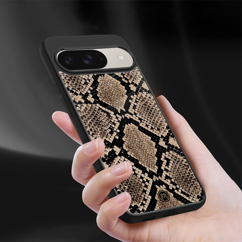 scaly chic back phone cover | glass case for google pixel 9