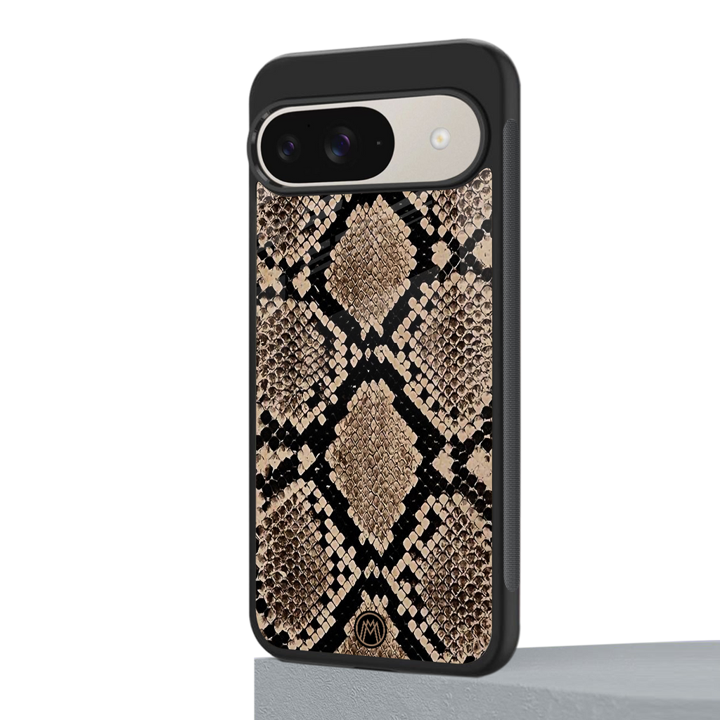 scaly chic back phone cover | glass case for google pixel 9