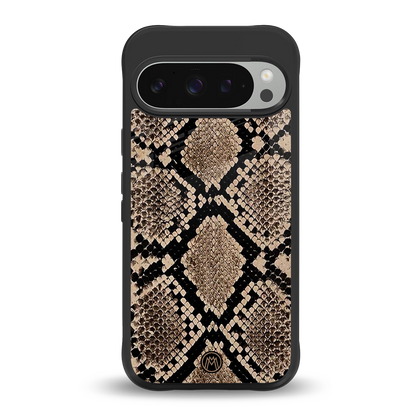 scaly chic back phone cover | glass case for google pixel 9 pro xl