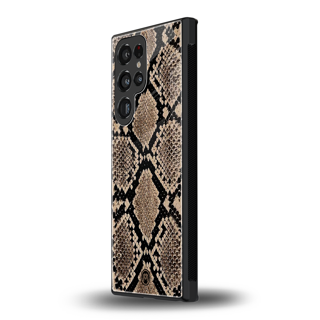 scaly chic back phone cover | glass case for samsung galaxy s23 ultra