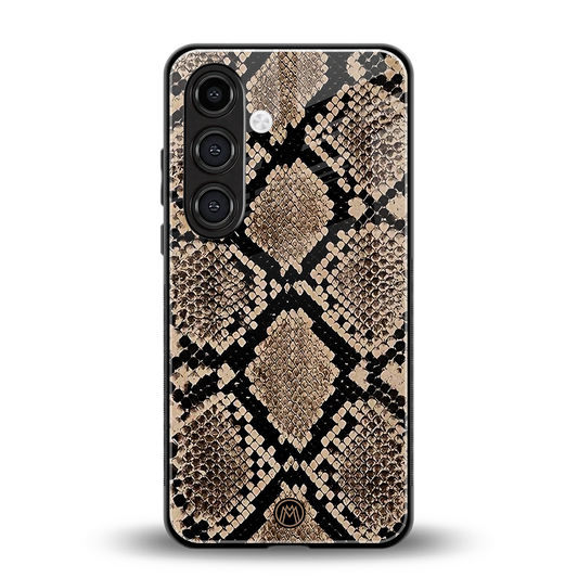 scaly chic back phone cover | glass case for samsung galaxy s24 fe