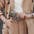 scaly chic back phone cover | glass case for iphone 16 pro