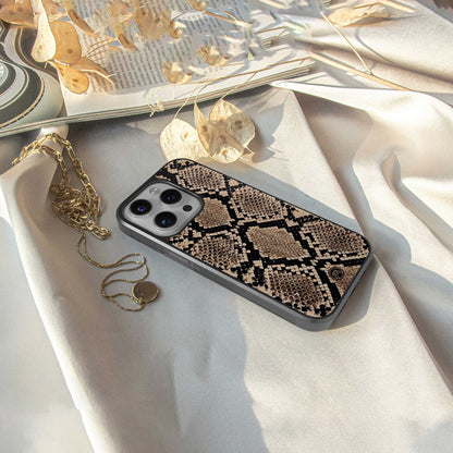 scaly chic back phone cover | glass case for iphone 14 pro max