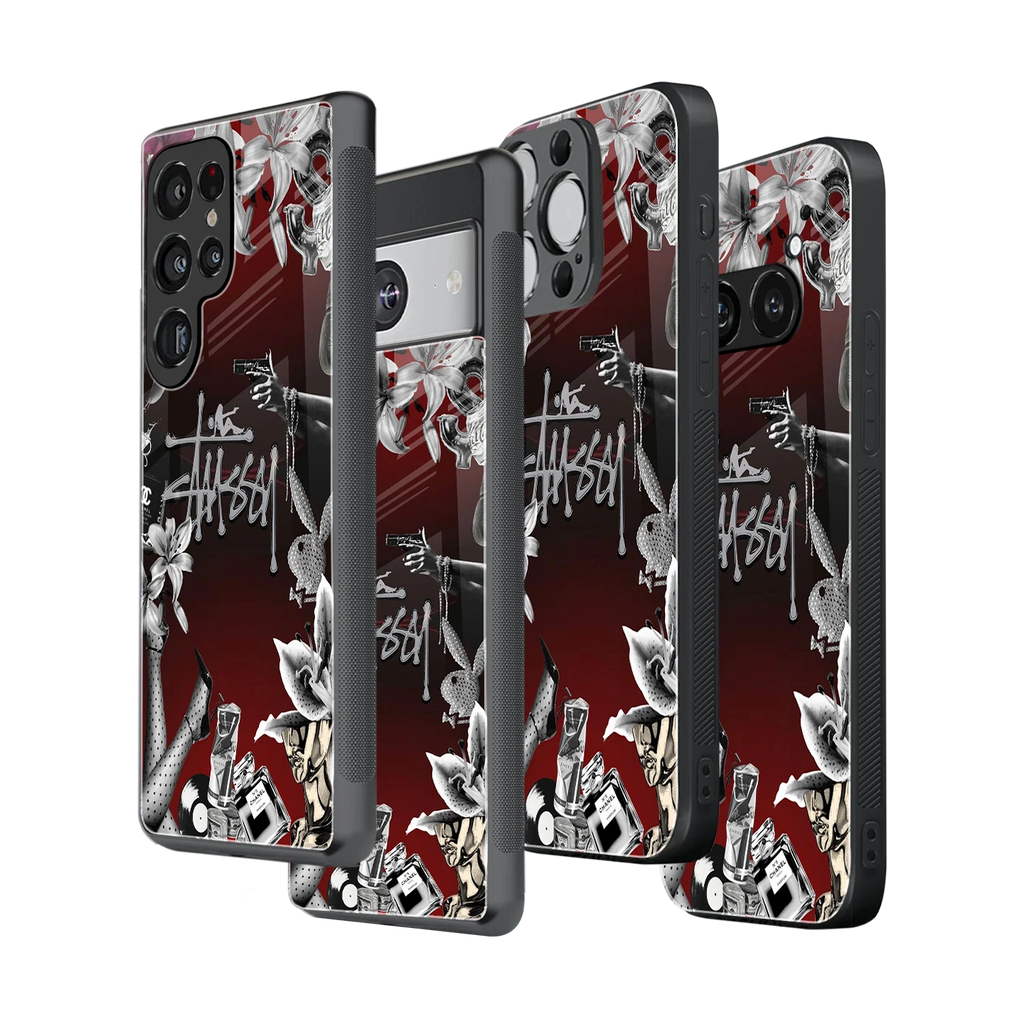 Stylish Glass Back Case for All Smartphones iPhone, Samsung, OnePlus, Pixel, Redmi, Oppo, Vivo, Motorola