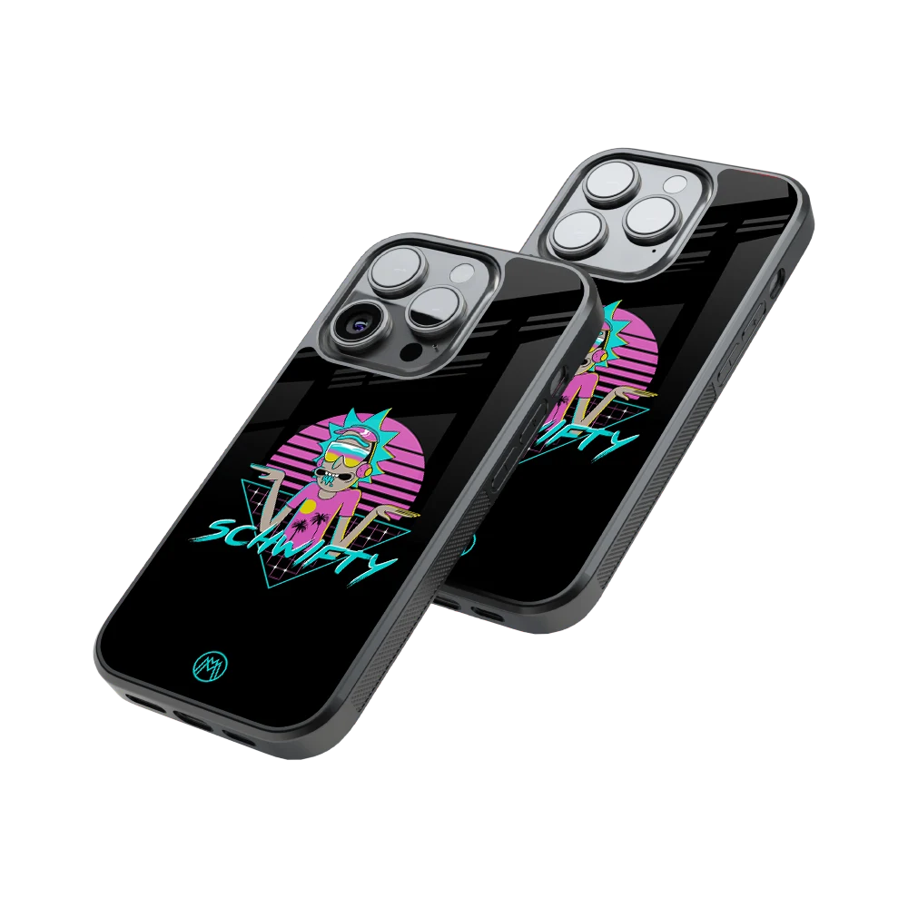 Protective Glass Back Phone Case Compatible with iPhone, Samsung, OnePlus, Pixel & More