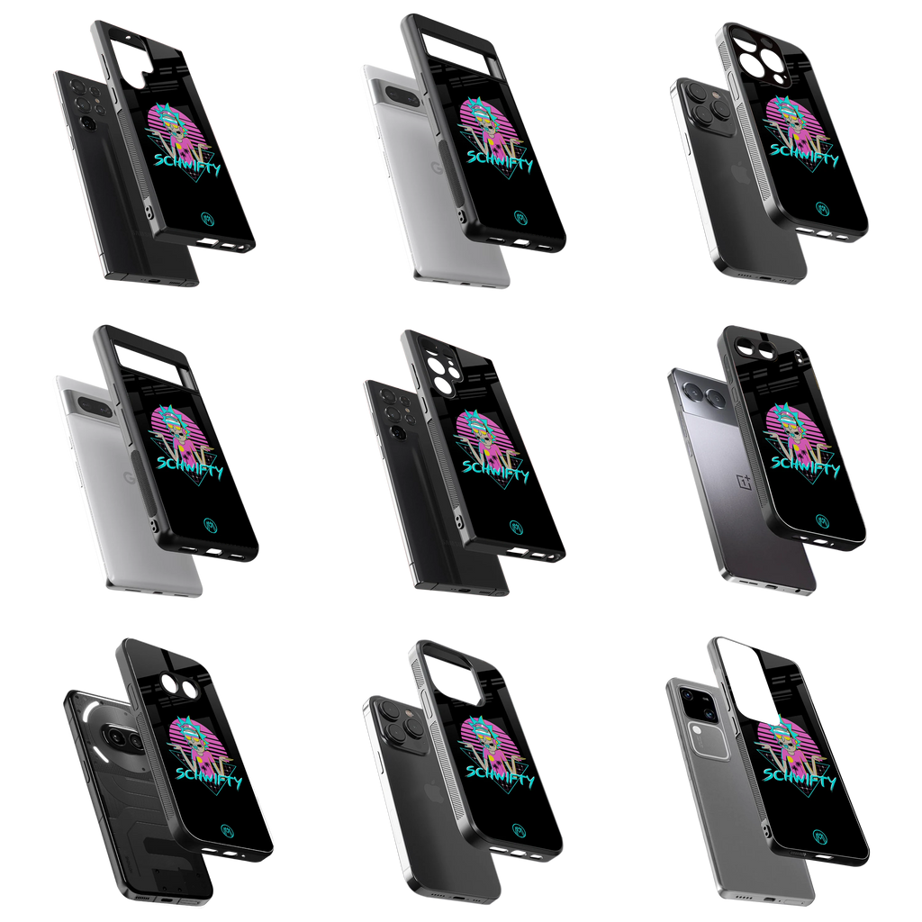Durable Glass Back Mobile Case for iPhone, Samsung, OnePlus, Google Pixel, Redmi, Vivo, Oppo