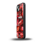 scorpio aesthetic collage back phone cover | glass case for iphone 14 plus