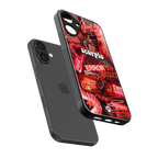 scorpio aesthetic collage back phone cover | glass case for iphone 16 plus