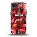 scorpio aesthetic collage back phone cover | glass case for iphone 16e