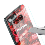 scorpio aesthetic collage back phone cover | glass case for iphone 16e