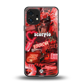 scorpio aesthetic collage back phone cover | glass case for nothing phone 1
