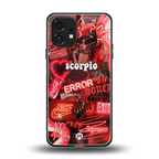 scorpio aesthetic collage back phone cover | glass case for nothing phone 1