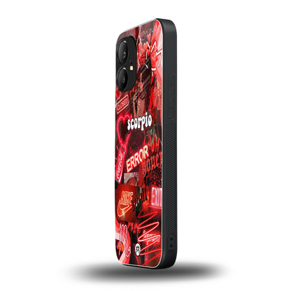 scorpio aesthetic collage back phone cover | glass case for nothing phone 1