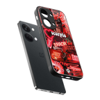 scorpio aesthetic collage back phone cover | glass case for oneplus nord 3