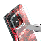 scorpio aesthetic collage back phone cover | glass case for oneplus nord 3